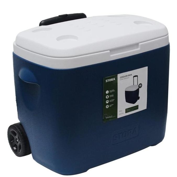 COOLER BOX STORA 48 LITER DENGAN RODA BOX PENDINGIN