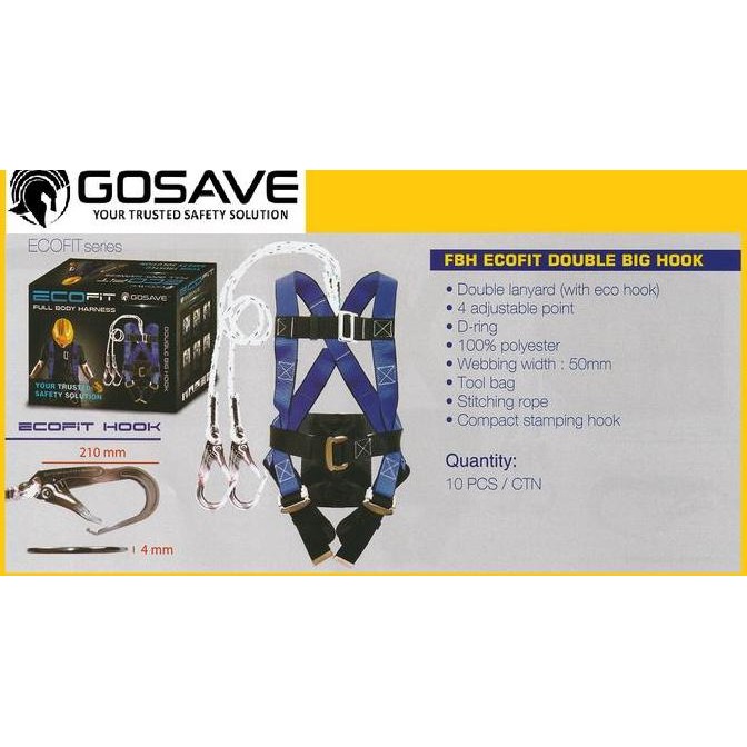Ada!! Body Harness Double Big Hook Gosave Ecofit Gosave