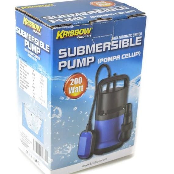 Pompa Air Krisbow 200 watt submersible pump