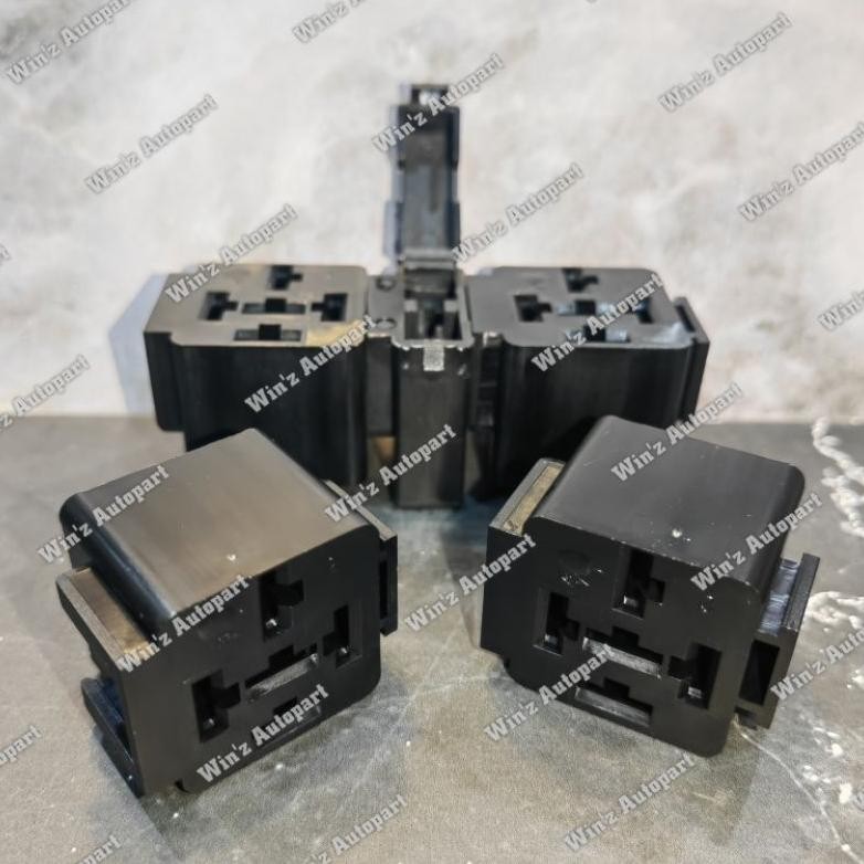 Ready Soket Relay Gandeng Kaki 4 Kaki 5 (Socket Only/Kosongan) / Socket Relay Gandeng / Rumah Relay 