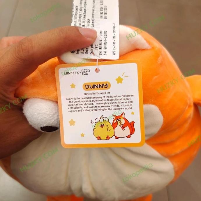 MINISO  Boneka DUNDUN Drumstick / Fox /Corgi DUNDUN METAVERSE Series