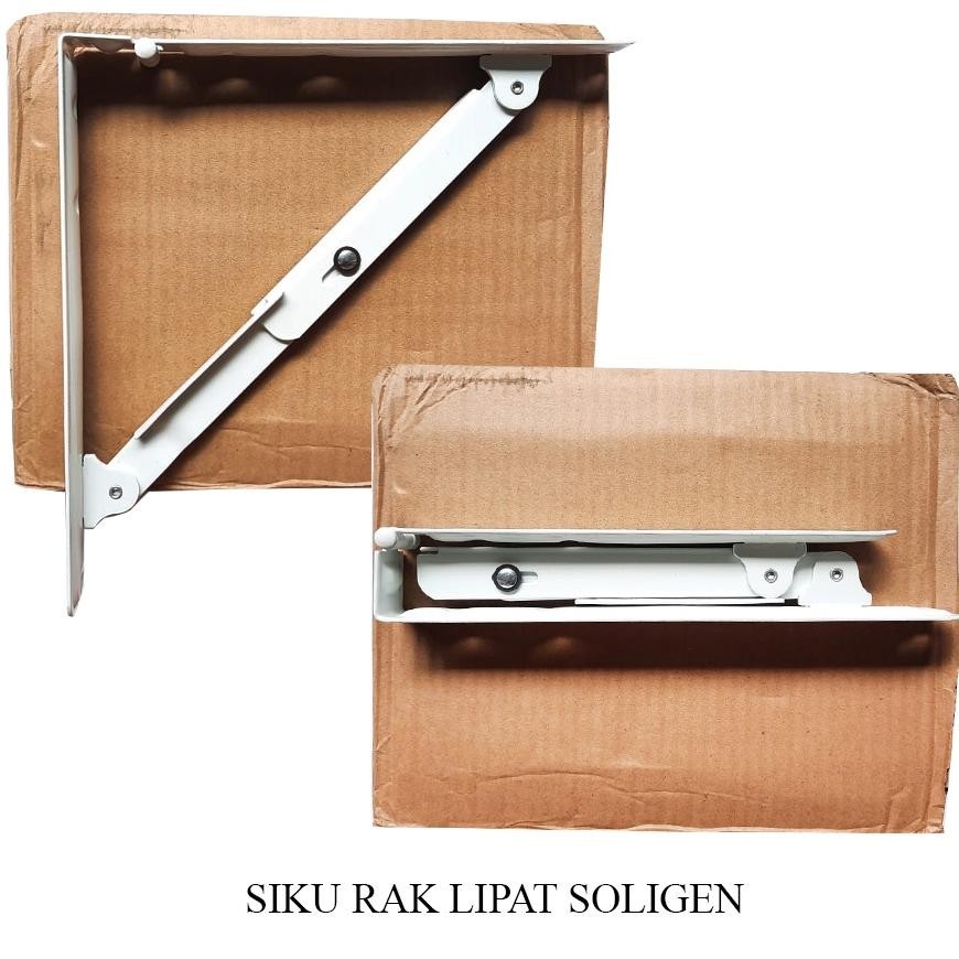NEW SIKU RAK LIPAT 20cm X 20cm SOLIGEN SIKU LIPAT RAK LIPAT SIKU RAK TEBAL
