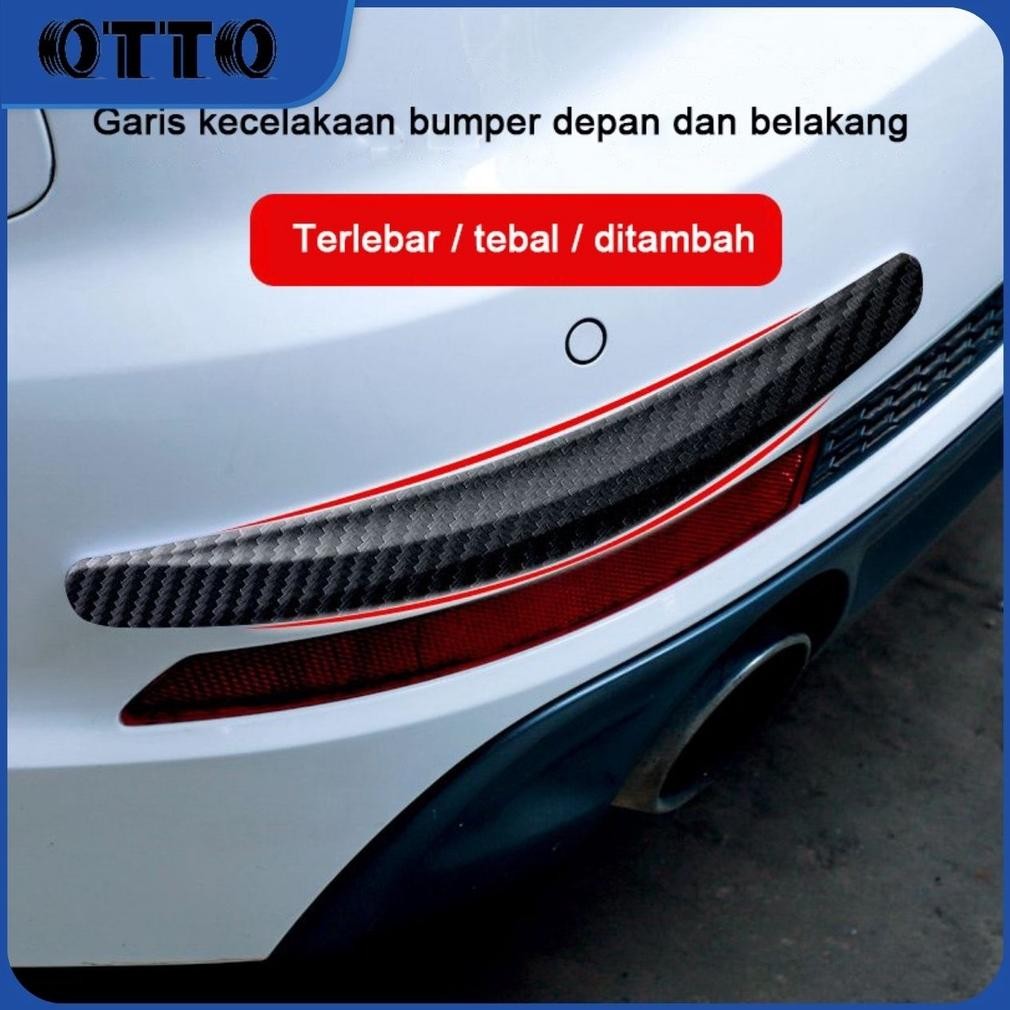 Ready [Otto] Karet Pelindung Bumper Mobil Stiker Pelindung Car Bumper Protector Anti Tabrakan Strip 