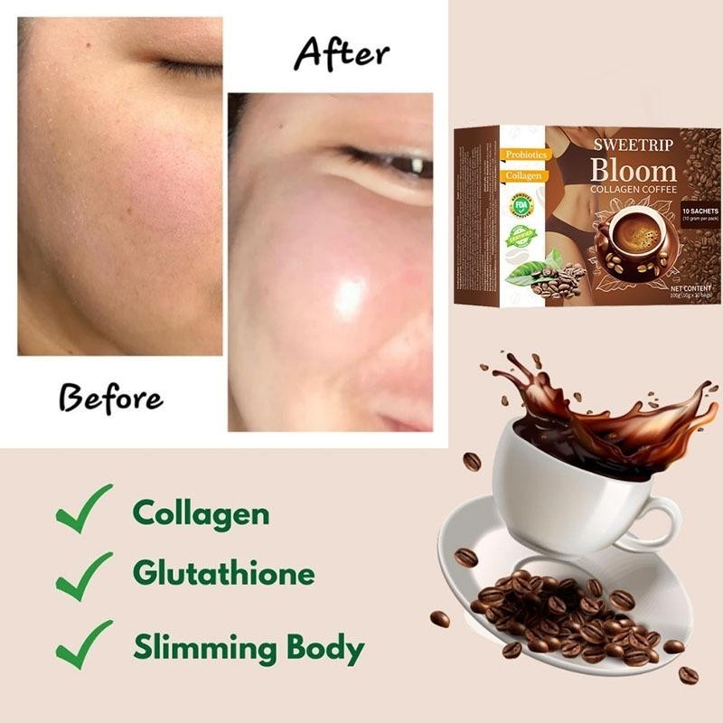 

Sweetrip Kopi Glutathione [10 Kantong] Kopi Kolagen Detoks Instan Kopi Penurun Berat Badan Pembakar Lemak Kopi Manajemen Tubuh