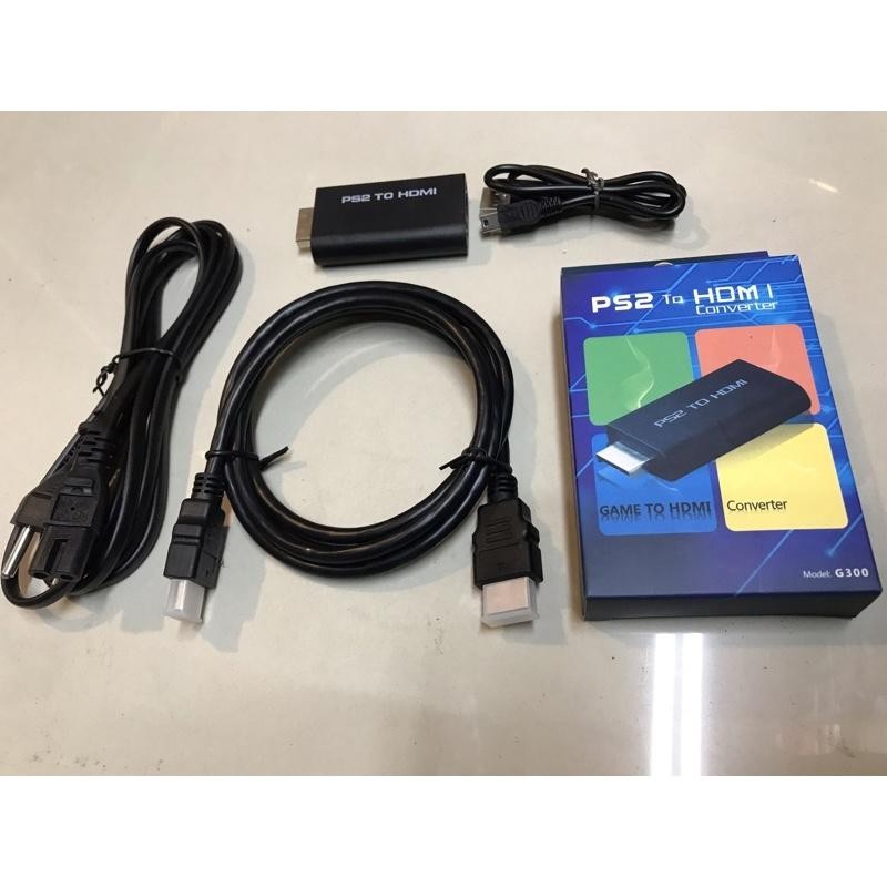 Konverter Hdmi /  Ps2 To Hdmi /Kabel Ps2 Paket Converter Ps Hdmi +Kabel Listrik+Kabel Hdmi