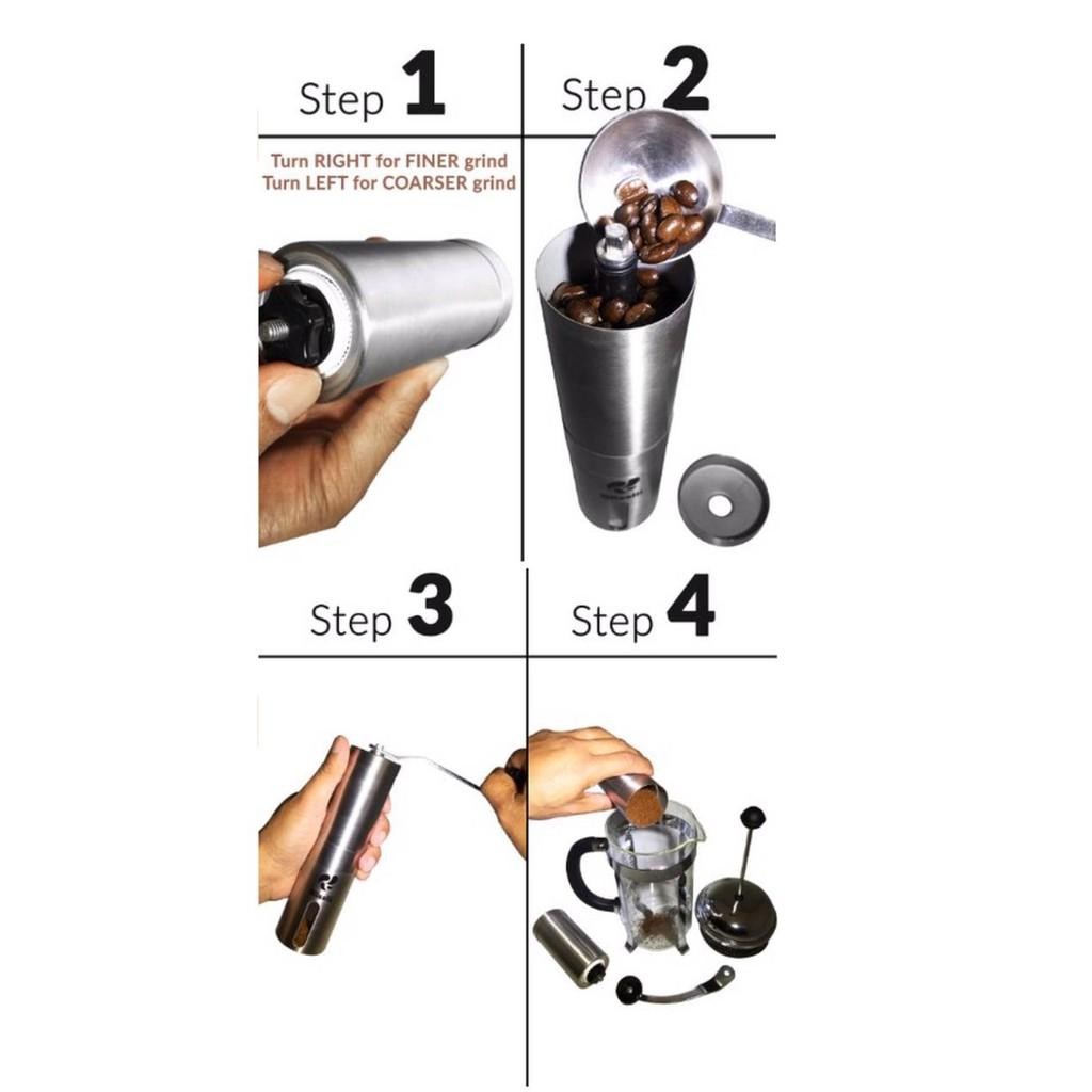 Alat Penggiling Kopi Manual Coffee Grinder - Peralatan Kopi Cafe & Barista
