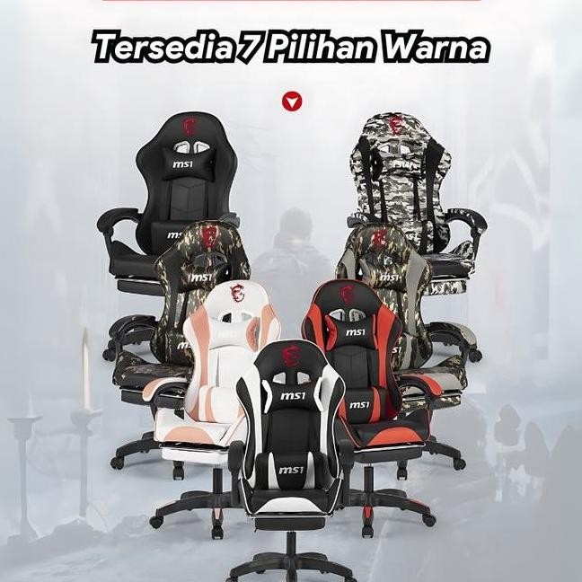 Kursi Gaming Recline Kursi Game Hidrolik Kursi Main Game Kursi Belajar Kursi Live Streaming dengan S