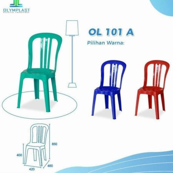 Kursi plastik 101 Kursi Makan Kursi Teras Kursi 101 Olymplast Kursi Kondangan