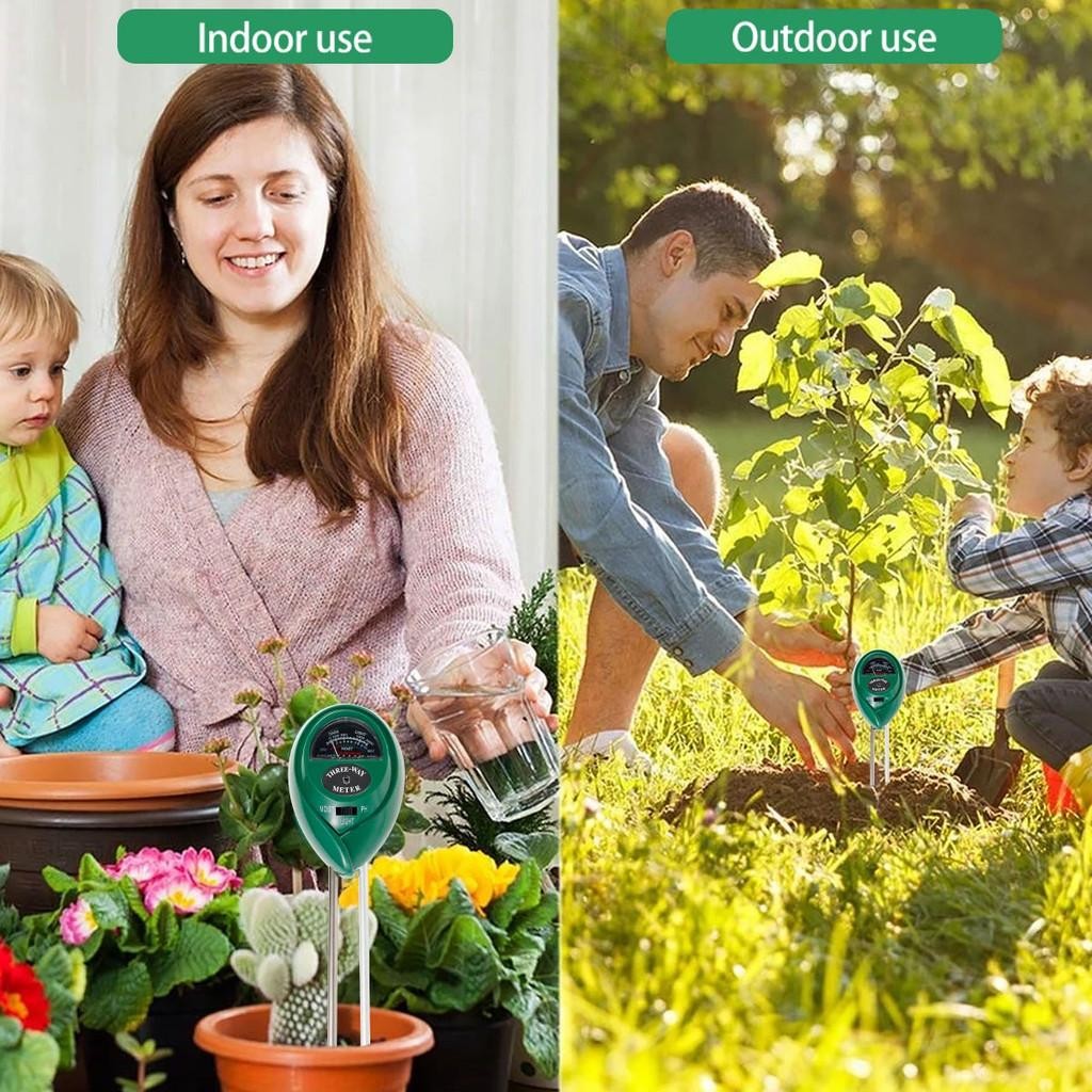 Soil Analyzer Alat Cek Tanah Soil 3 In 1 / Soil (Moisture , Ph ,  Light) Meter Tester Tanah Soil Ana