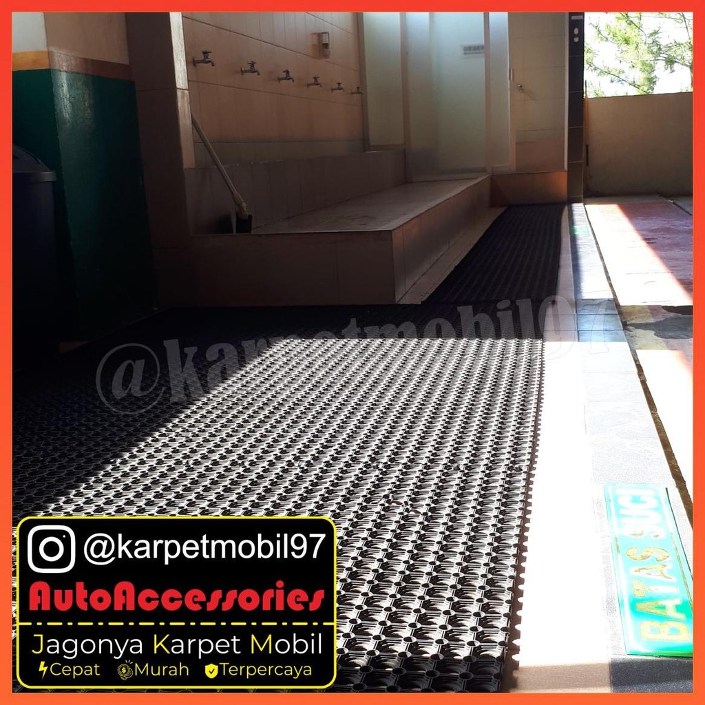 Keset Karet Tempat Wudhu Keset Kaki Masjid Keset Karet Lantai Anti Slip Karpet Lantai Anti Slip Kama