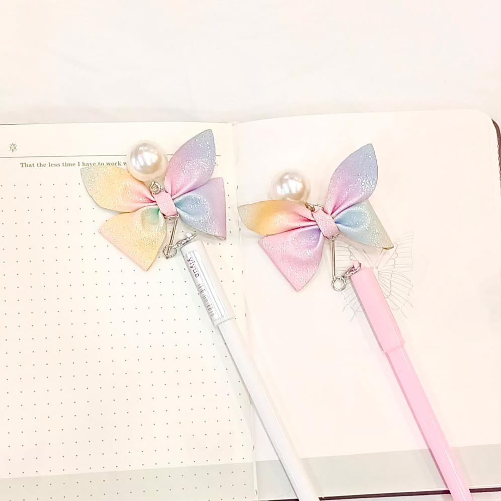 

Hj-54 Pulpen Gel Pita Cantik / Pena Lucu Imut Korean Gel Pen Ribbon