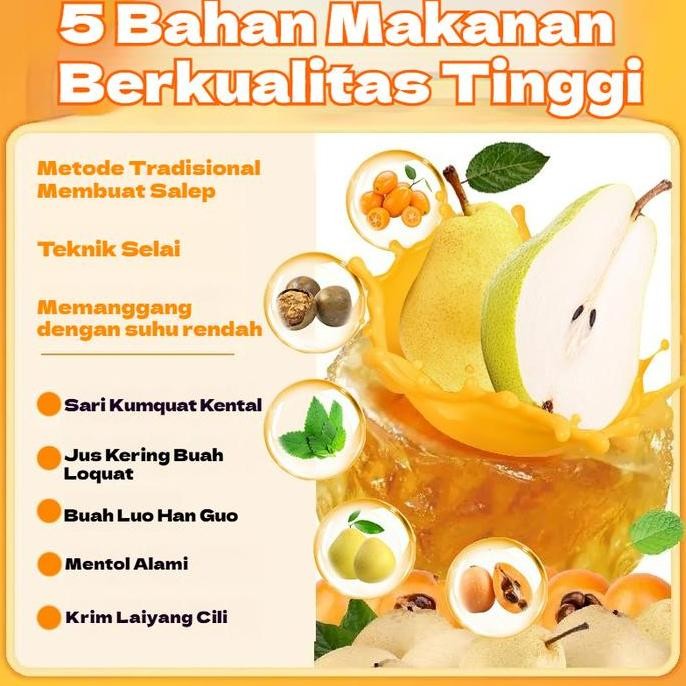 

Sale Permen Kenyal Pir Meledak Dengan Jus Loquat Dan Luo Han Guo, Candy, Wajib Dimiliki Untuk Menyejukkan Dan Melembapkan Tenggorokan, Diolah Secara Tradisional