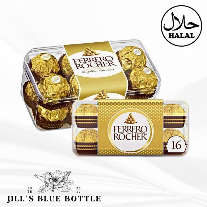 

Murah Ferrero Rocher T16 Chocolate / Coklat Isi 16