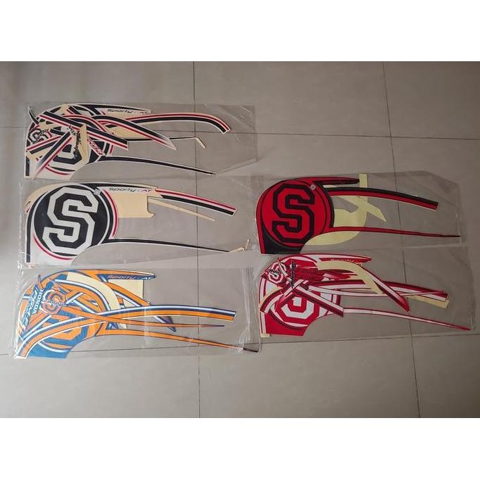 Stiker Bodi & Lis Body & Striping Scoopy Fi 2014 Sporty Original