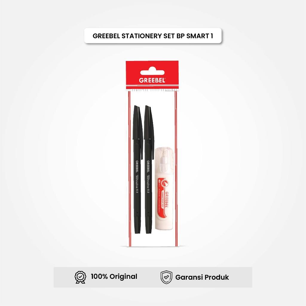 

Paket Alat Tulis / Stationery Set Bp Smart 1 GREEBEL