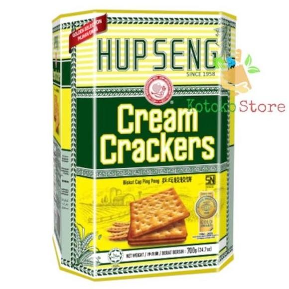 

Murah Hup Seng Cream Crackers Kaleng / Hup Seng Biskuit Asin Kaleng 700Gr