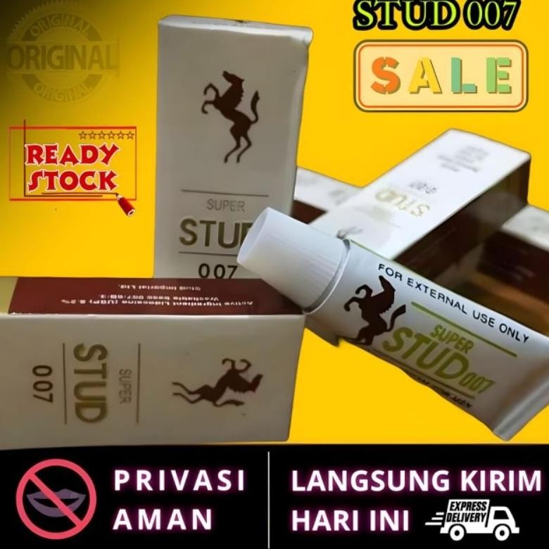 SUPER STUD 007 100% ORIGINAL HERBAL PRIA TAHAN LAMA KRIM OLES PRIA TERBAIK AMPUH