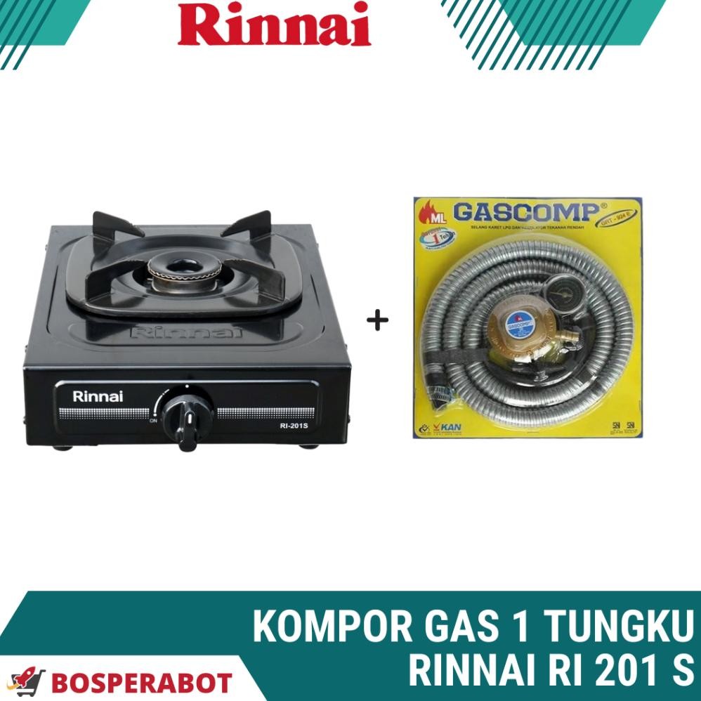 KOMPOR GAS 1 TUNGKU RINNAI RI 201 S | Kompor Rinai 1 Tungku