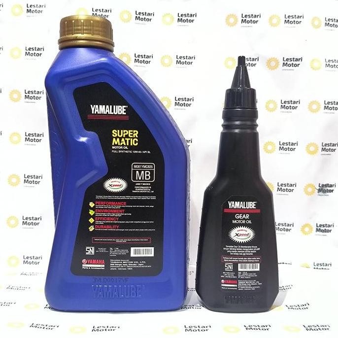 Paket Oli Yamalube Super Matic Dan Oli Gardan Nmax Xmax Aerox 155 Original