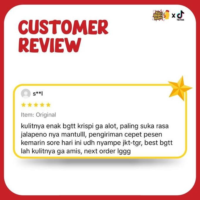 

Grosir Piupiu - Bundle 3 Kulit Ayam Crispy Semua Rasa Pedas/Original/Jalapeno Snack Food Cemilan Keripik