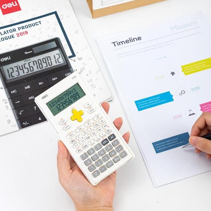 

Termurah Deli Scientific Calculator / Kalkulator Ilmiah 300 fungsi E1720