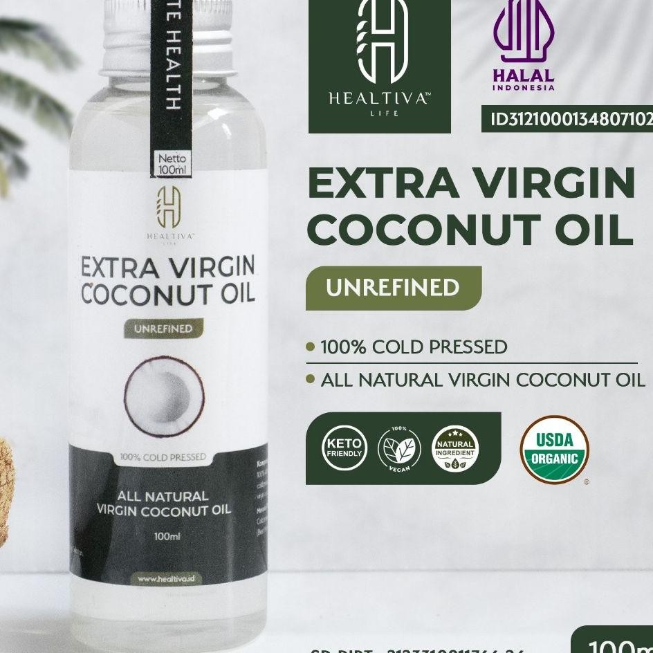 

Healtiva Nya Vco 100Ml Etra Virgin Coconut Oil Nya Elapa Murni Coconut Oil