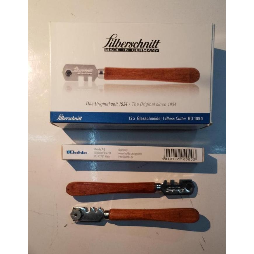 

Baru Silberschnitt glass cutter GERMANY pisau pemotong kaca 6 mata toyo