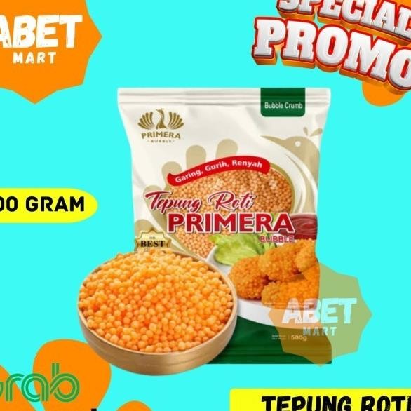 

Primera Tepung Roti Bubble Crumble Gr Gr Panir Crumb Cripy Orange Nugget Bulat Pa Du Pc
