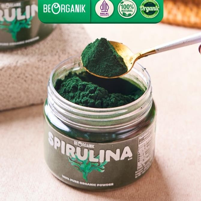 

PROMO BEORGANIK SPIRULINA POWDER / MASKER BUBUK SPIRULINA 80GR