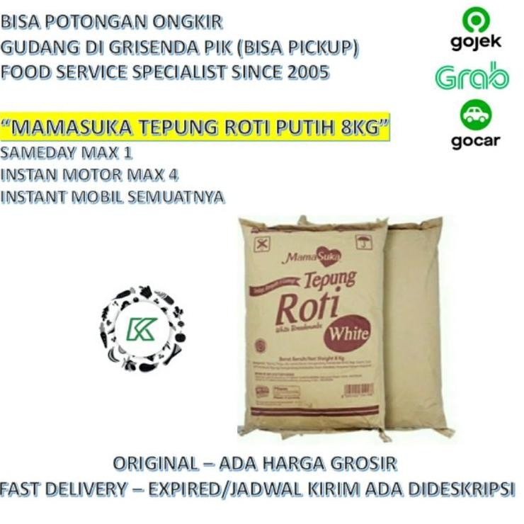 

Tepung Roti Mamaua White Pano Putih 8G Arung