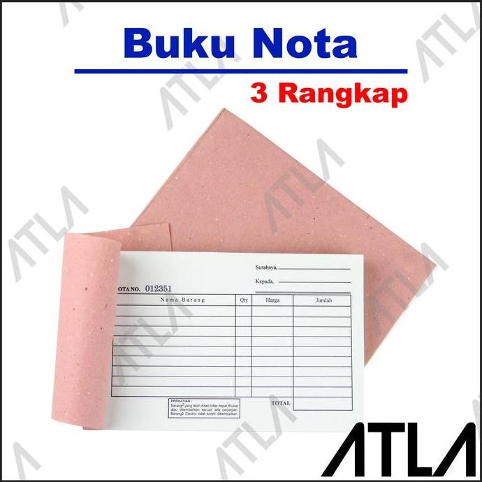 

~~~~~] Buku Nota Kontan Kecil 3 Rangkap Bon Kwitansi Faktur Pembelian 3 Ply