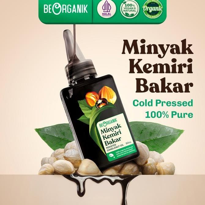 

PROMO BEORGANIK MINYAK KEMIRI BAKAR 100% PURE - NATURAL HAIR OIL / HAIRCARE