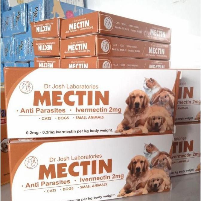 Obat Kutu Anjing Kucing Kelinci Mectin 20 / Obat Anti Parasit