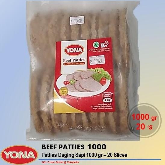 

HIW YONA Beef Patties 1000gr