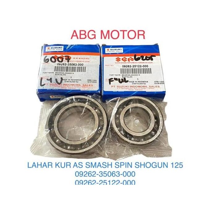 BEARING LAHAR LAHER KRUK AS 6205 6007 SUZUKI SMASH SPIN SHOGUN 125 ORI