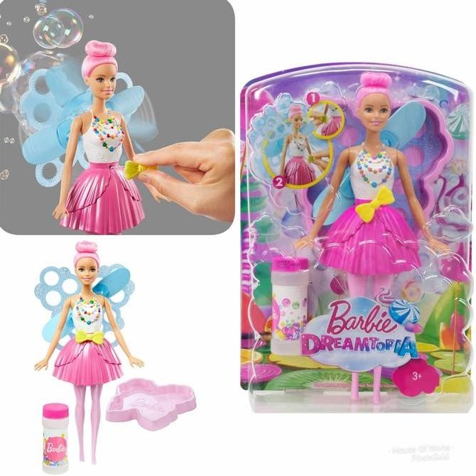 BARBIE DREAMTOPIA BUBBLETASTIC FAIRY - BONEKA BARBIE ORIGINAL