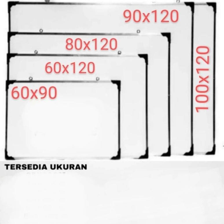 

READY PAPAN TULIS WHITEBOARD UKURAN 60X90 / 60X120 / 80X120 / 90X120 / 100X120