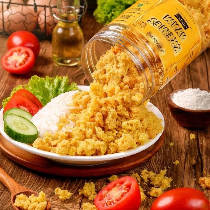 

HIW Kremes Ayam Nostalgia 400 gram Kripik Crispy Cemilan Toples Makanan Food Merah Oil Putih kerupuk pedas makanan instan kremes kraton capung snack