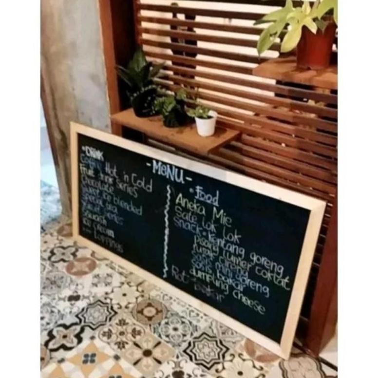 

READYYY T60XL120 PAPAN MENU CAFE RESTO | PAPAN TULIS KAPUR | BLACKBOARD