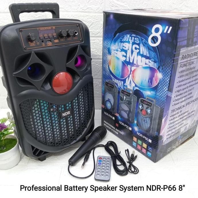 Bluetooth Speaker Portable 8Inch Speaker Aktif Batam New Stok