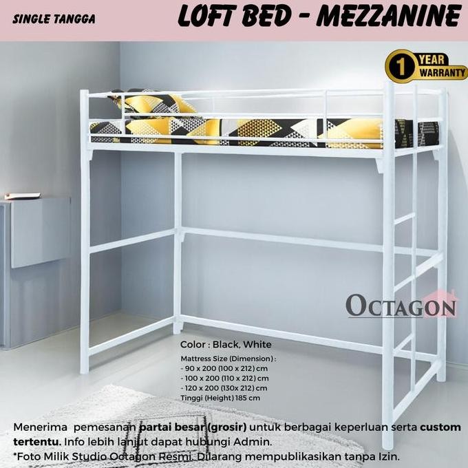 Loft Bed Besi Minimalis Ranjang Susun Co
