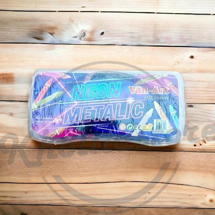 

Crayon Neon Metalic Van Art 12 warna Termurah