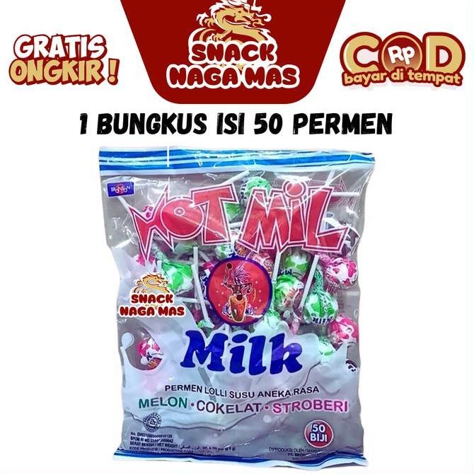 

HIW PERMEN LOLIPOP HOTMILL SUSU ANEKA RASA [ISI 50]
