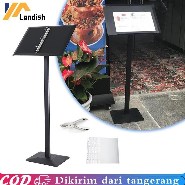 

Stand Menu Stand A4 Tempat Menu 115cm Rak Menu Buku Menu Restoran Cover Menu Resto Untuk Restoran Kedai Kopi Nama