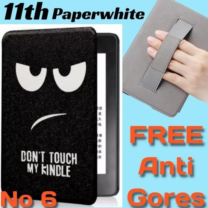 

SPIROS SMART CASE KINDLE PAPERWHITE 11TH 2021 CASING HANDSTRAP COVER HARD - NO 6, TANPA ANTIGORES
