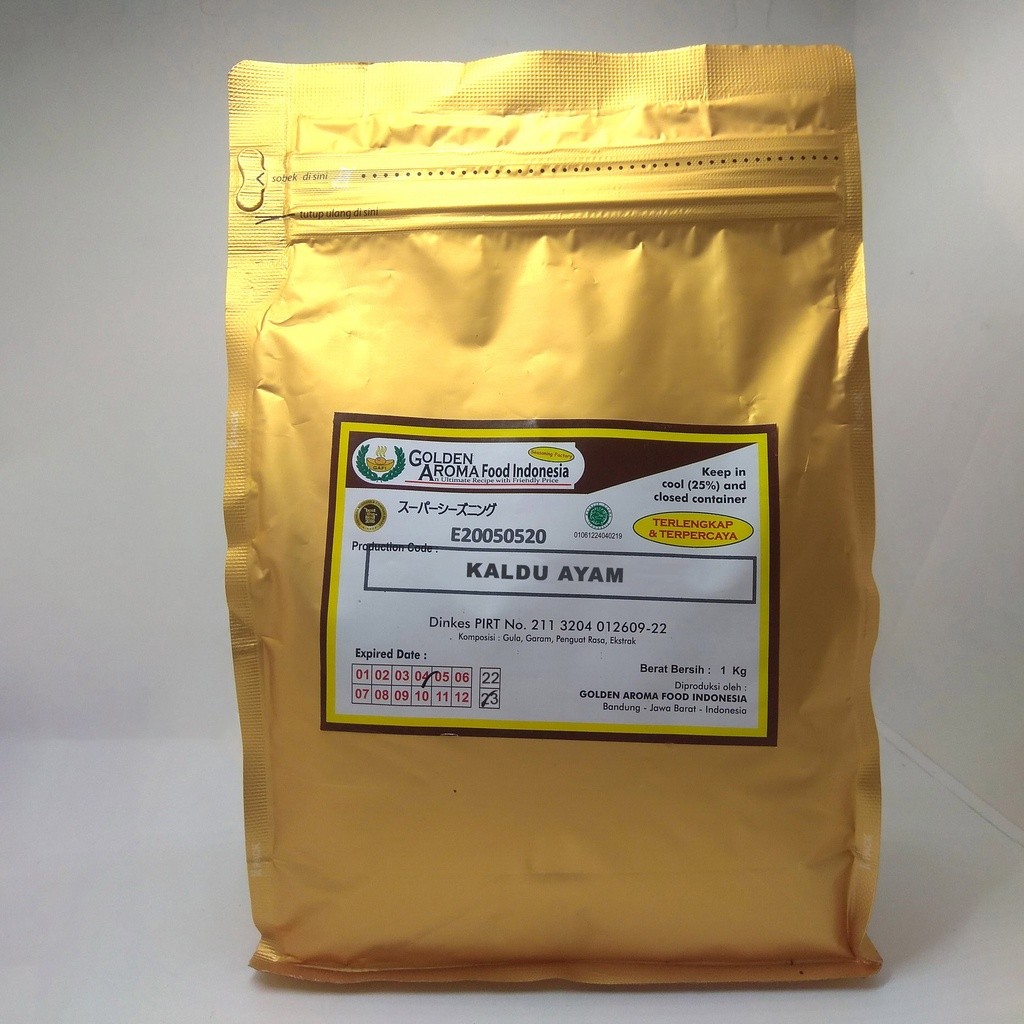 

BUMBU TABUR 1 KG RASA KALDU AYAM UNTUK ANEKA SNACK, SHIHLIN, KENTANG CRISPY DLL HALAL MUI