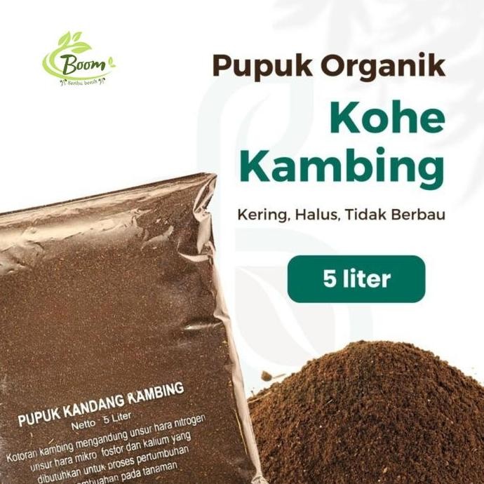 

Terlaris Pupuk Kandang Media Tanam Organik Kohe Kambing 5 Liter Murni