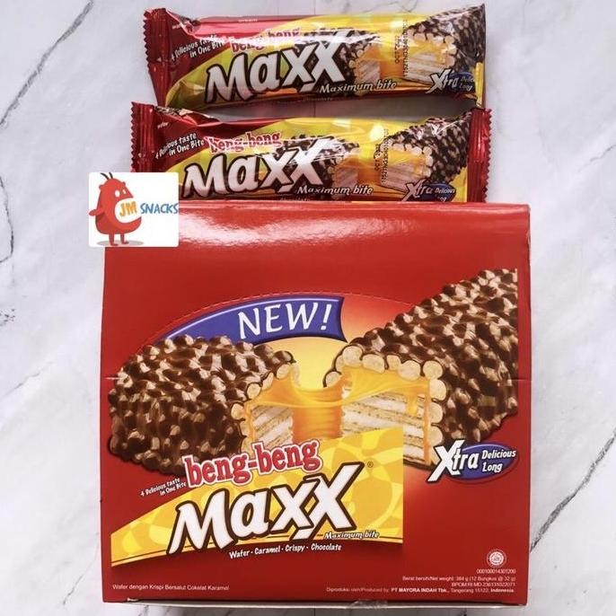 

HIW [PROMO!!] Beng Beng Maxx 1 Pak isi 12x32gr - wafer nikmat bengbeng enak diskon termurah