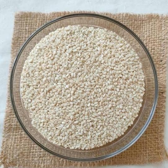 

Terlaris White Sesame Seed 250Gram / Wijen Putih Mentah