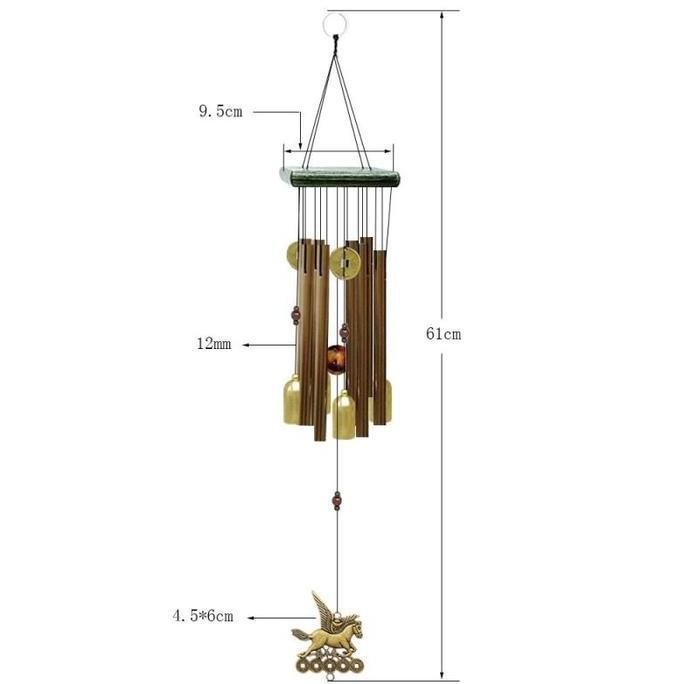 Miliki Lonceng Angin Gantung / Gantungan Lonceng Angin / Lonceng Angin Aluminium / Lonceng Angin Fen